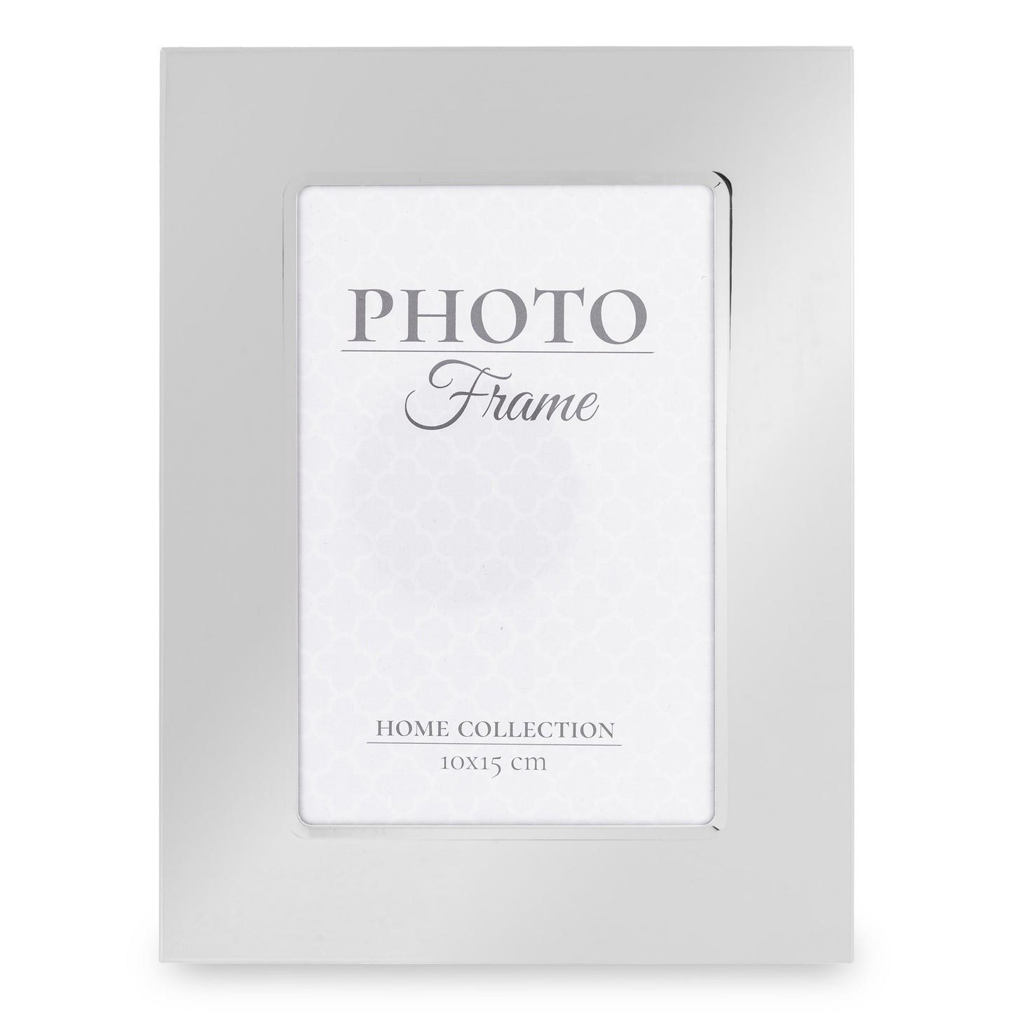 Ramă foto argintie 20,5x15,5x2-13 cm, din metal, perfectă pentru amintiri prețioase.