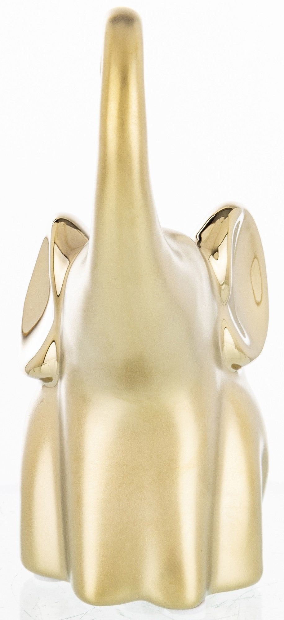 Elefant ceramică auriu