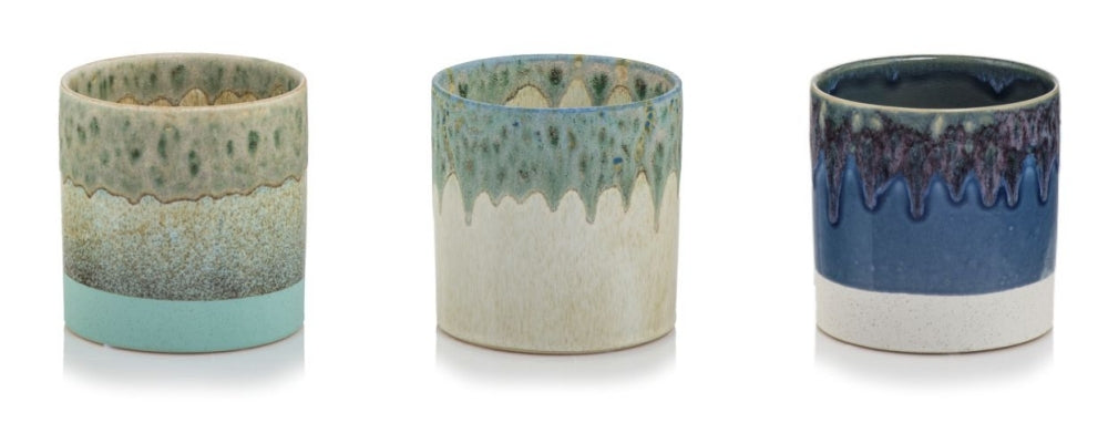 Ghiveci suport orhidee ceramică alb ⌀ 14 x 13 cm, perfect pentru orhidee și decor.