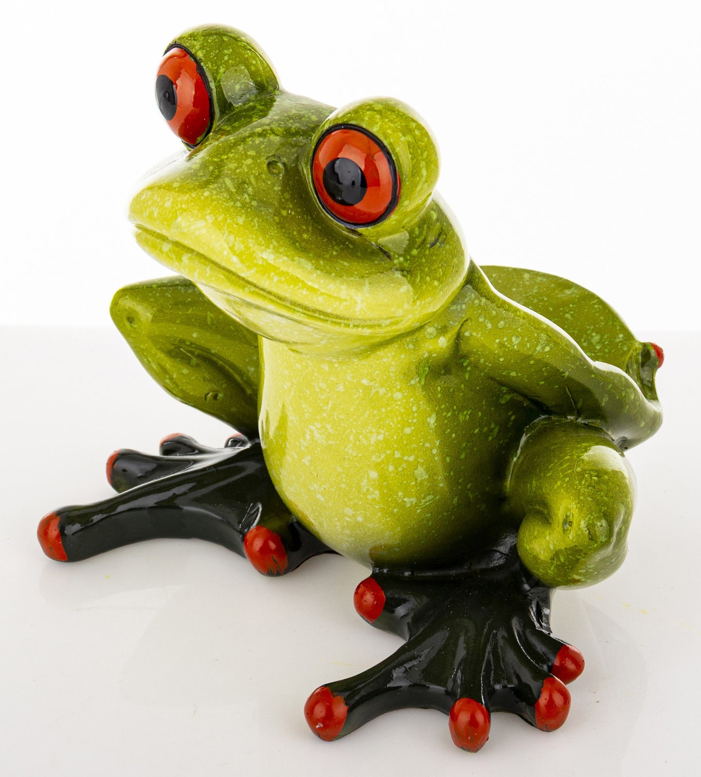 Figurină broască decorativă din rășină