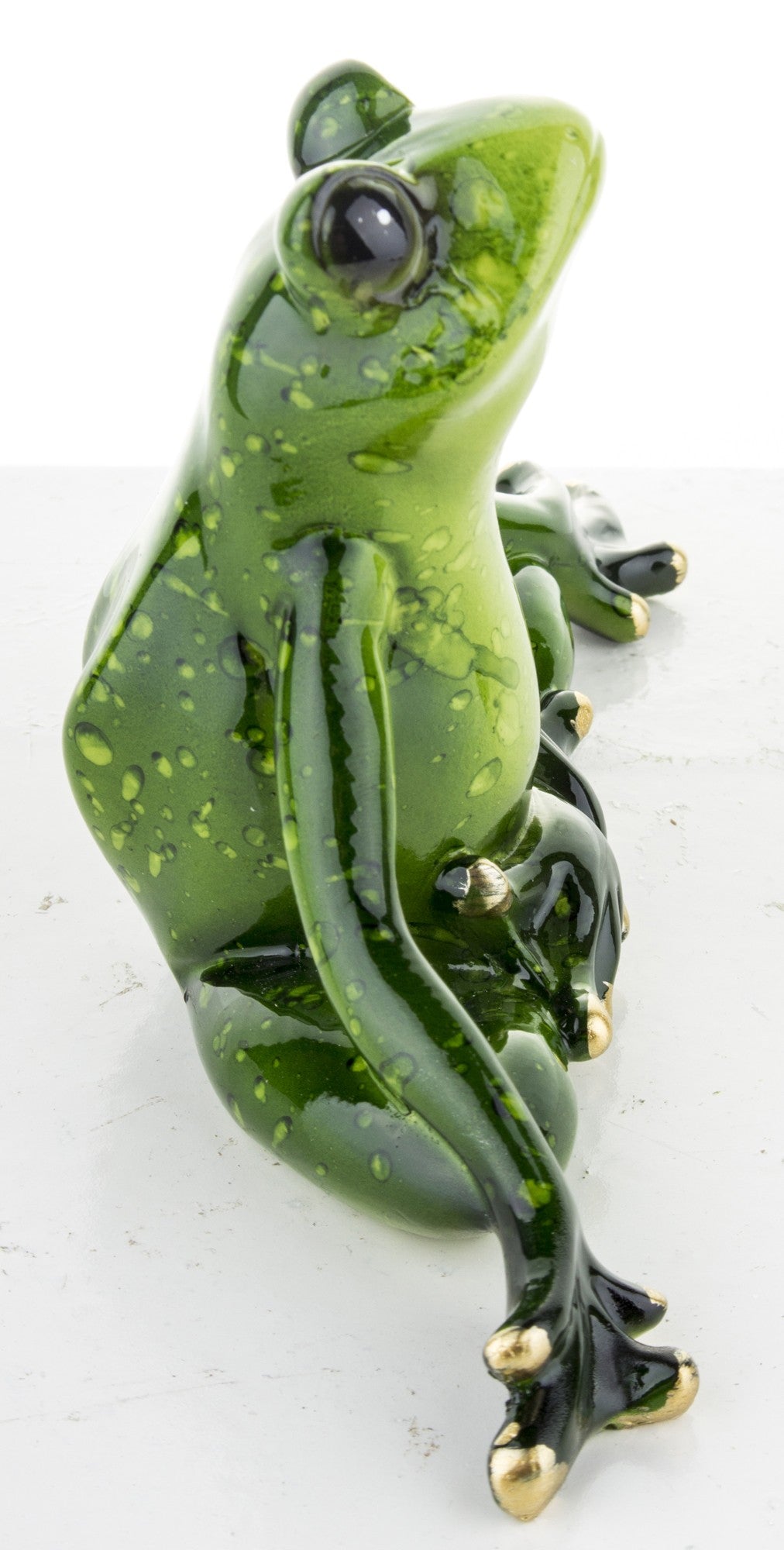 Figurină broască 8,5x15x5 cm din rășină
