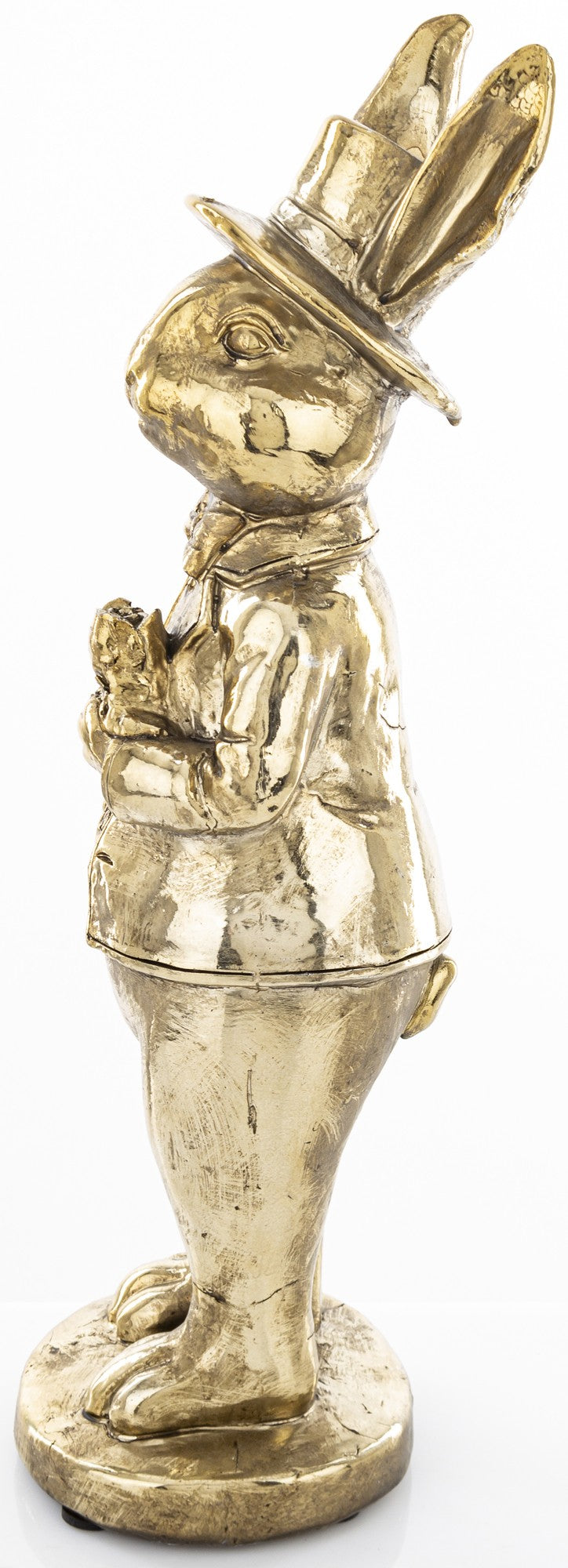 Figurina iepure antichizat mare 39x14x12 cm