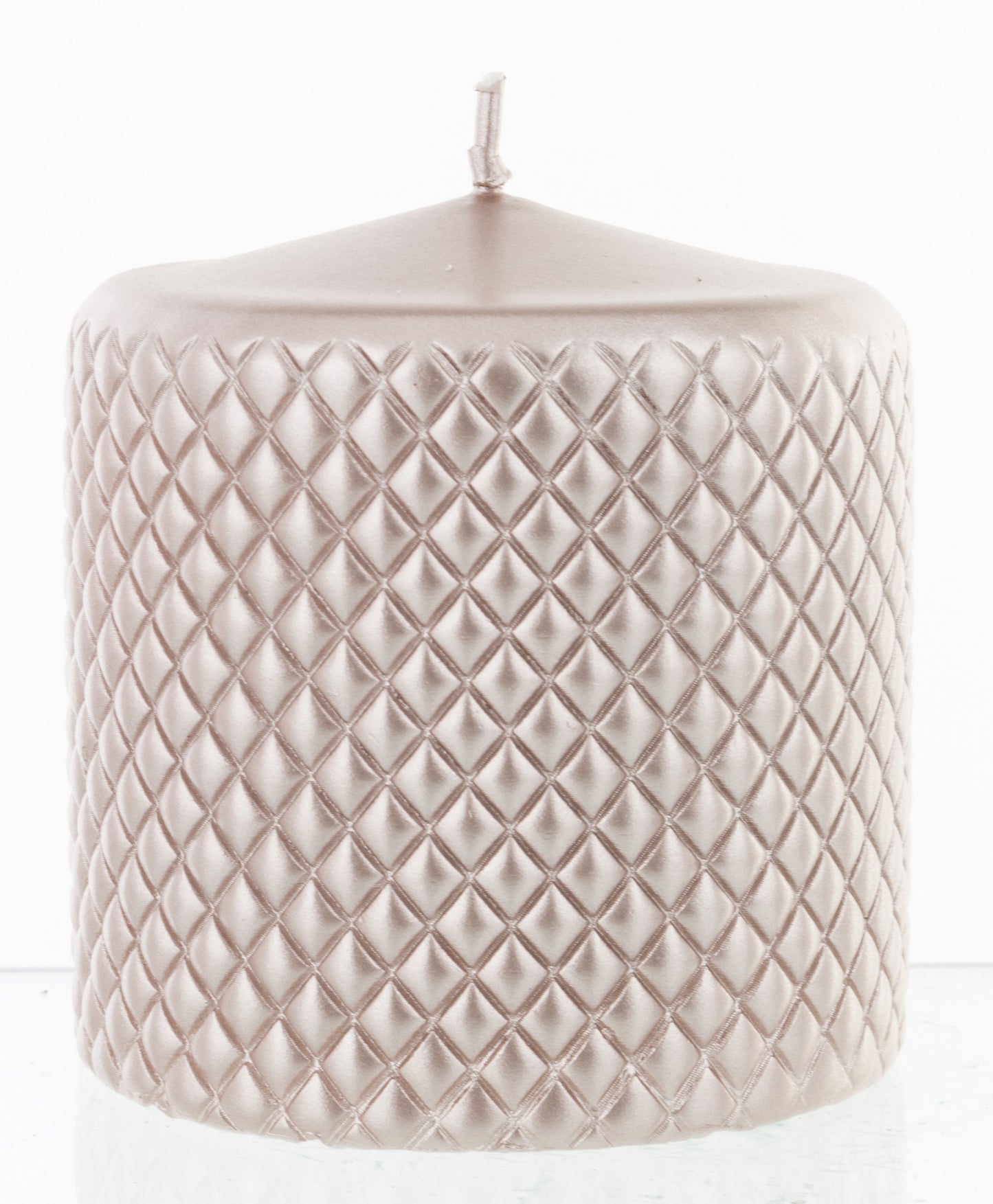 Lumânare roșu metalizat 18x7x7 cm – decor festiv