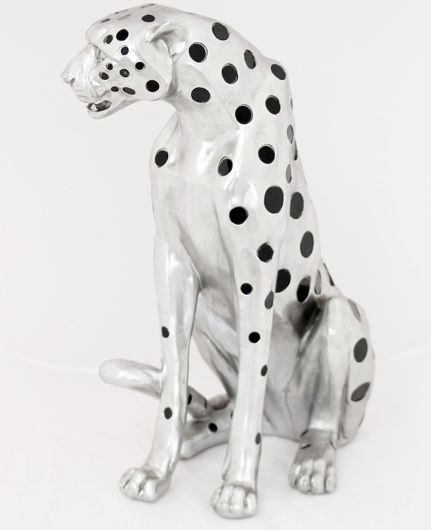 Figurină cicliști 21x51x10 cm din metal și rășină