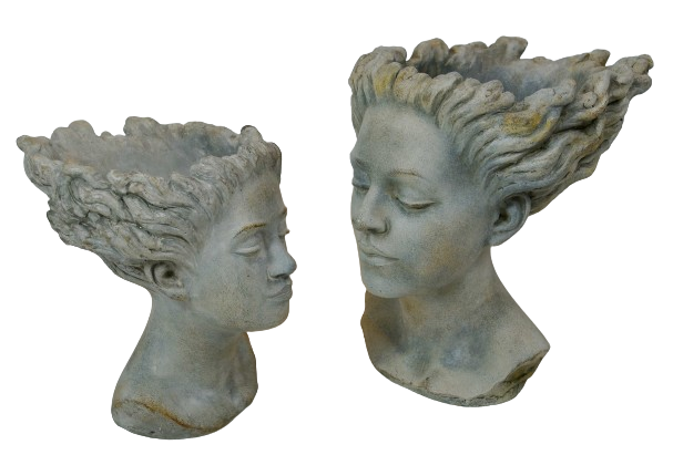 Vază din ciment 29,5x22x28 cm