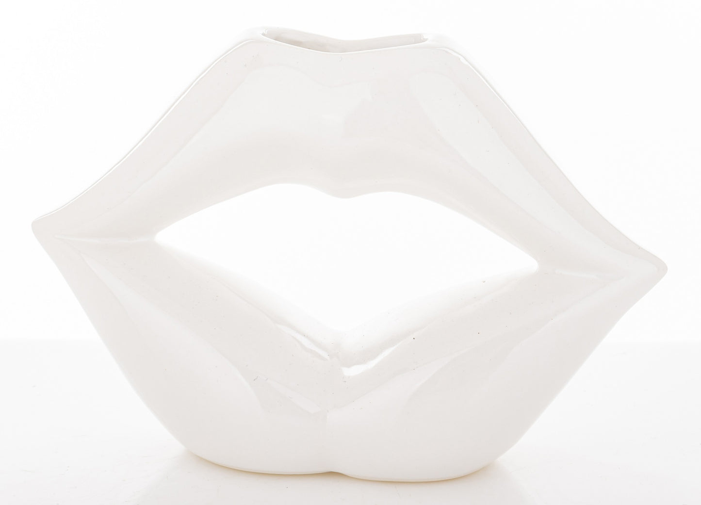 Vază buze ceramică 10,5x15x5,5 cm