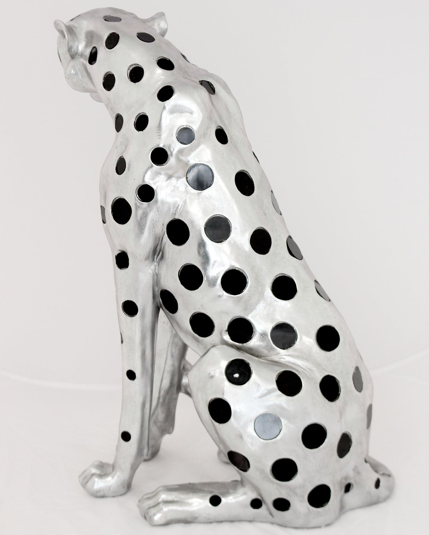 Figurină cicliști 21x51x10 cm din metal și rășină