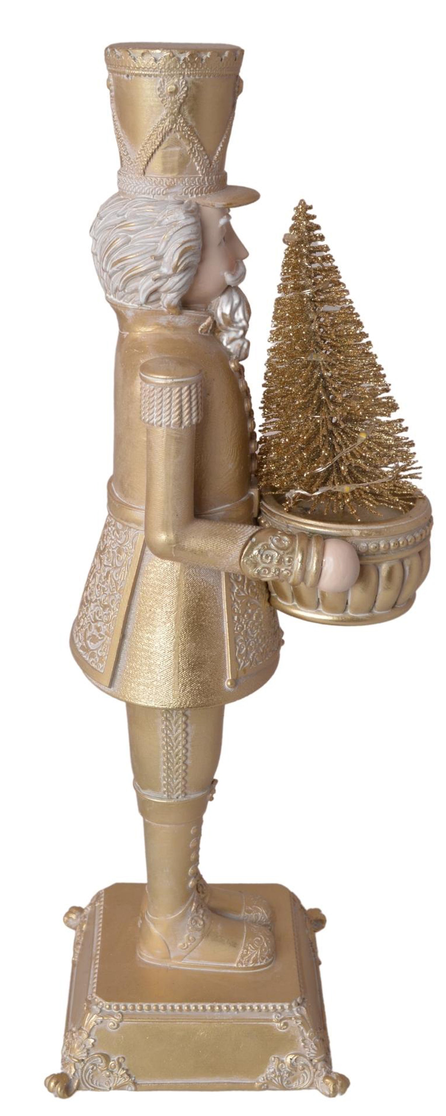 Soldat auriu Crăciun 10 cm