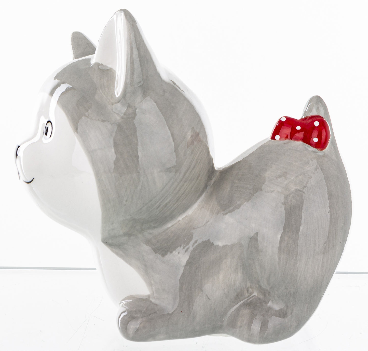 Pușculiță ceramică pisică 13 cm