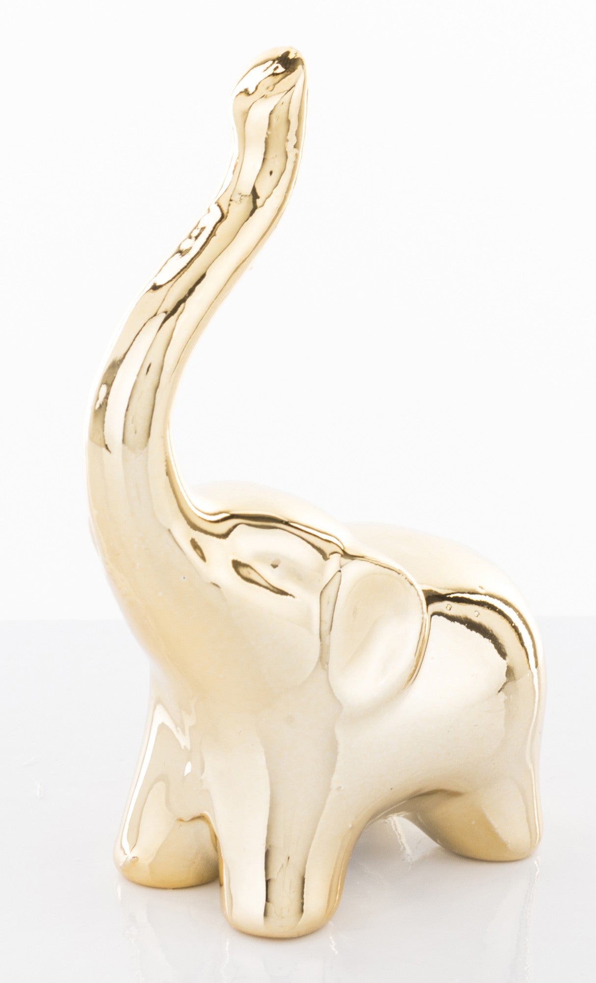 Figurină elefant auriu 10x7x4,5 cm – decor elegant