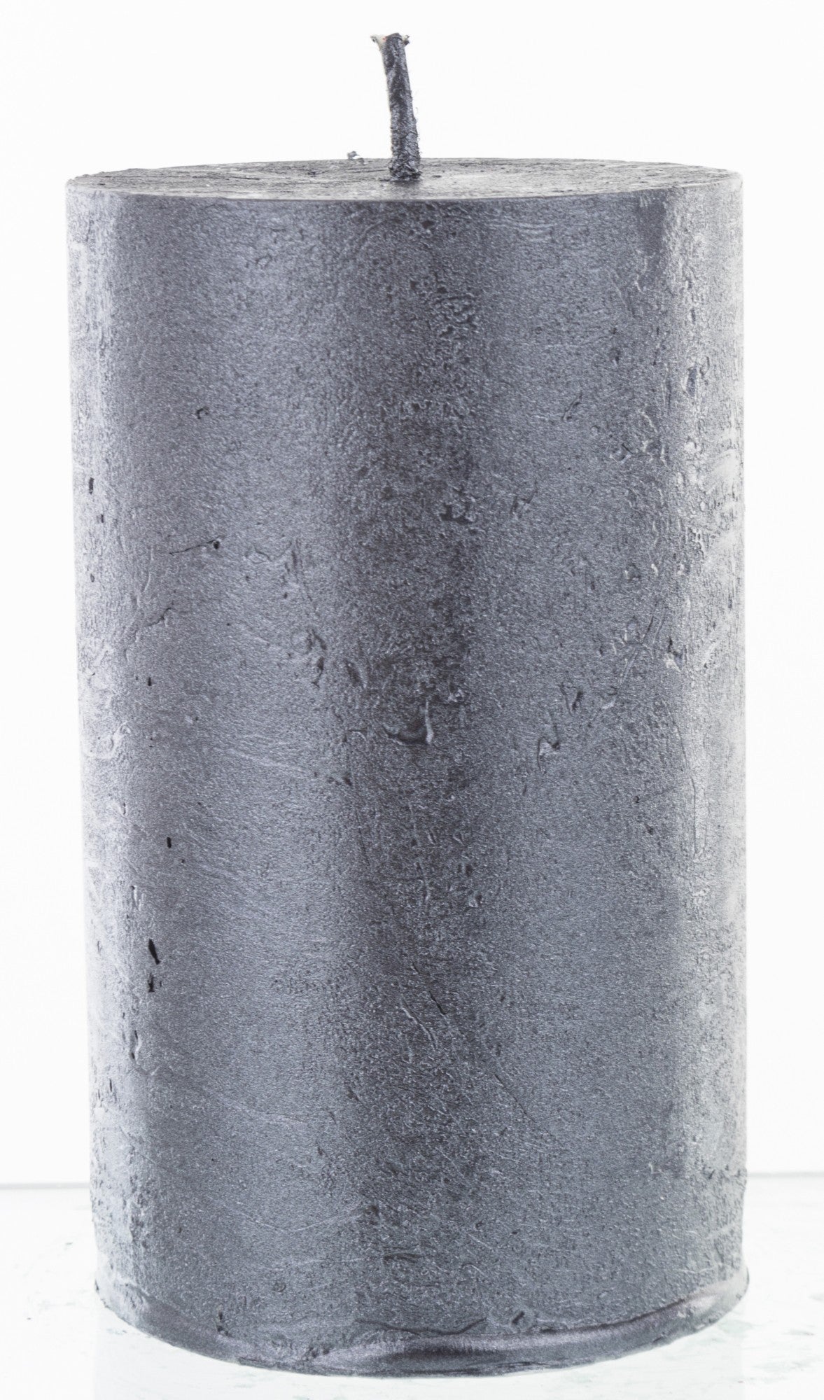 Lumânare antichizată neagră 11,5x7x7 cm