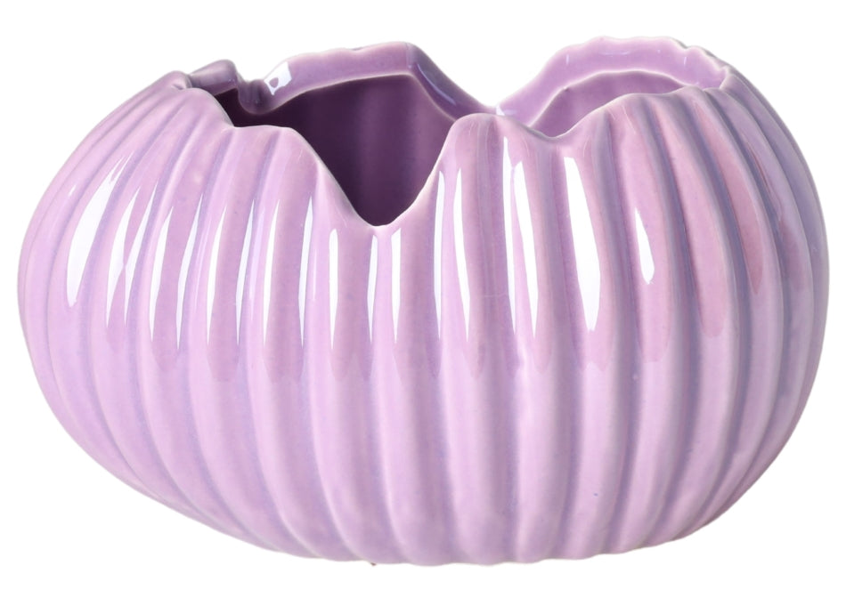 Ghiveci ceramic mov 11x8x6 cm, suport pentru plante și decor interior elegant