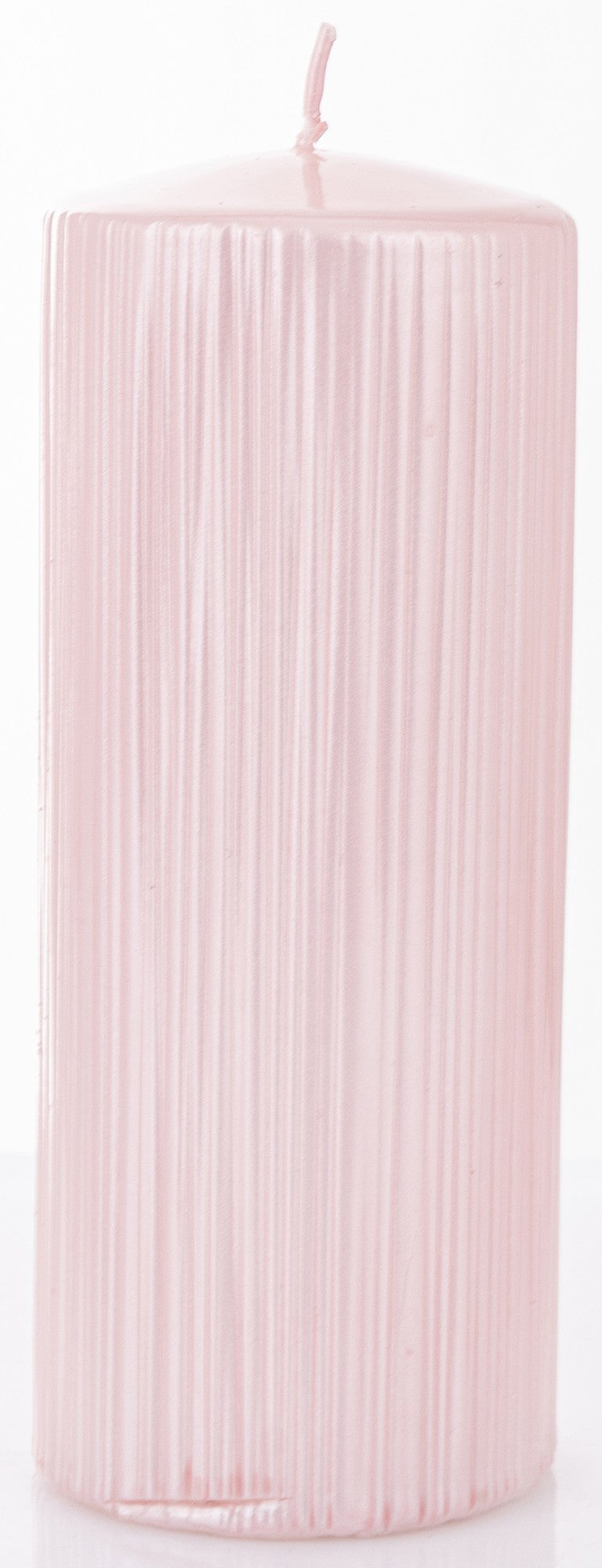 Lumânare roz mare 19x7x7 cm