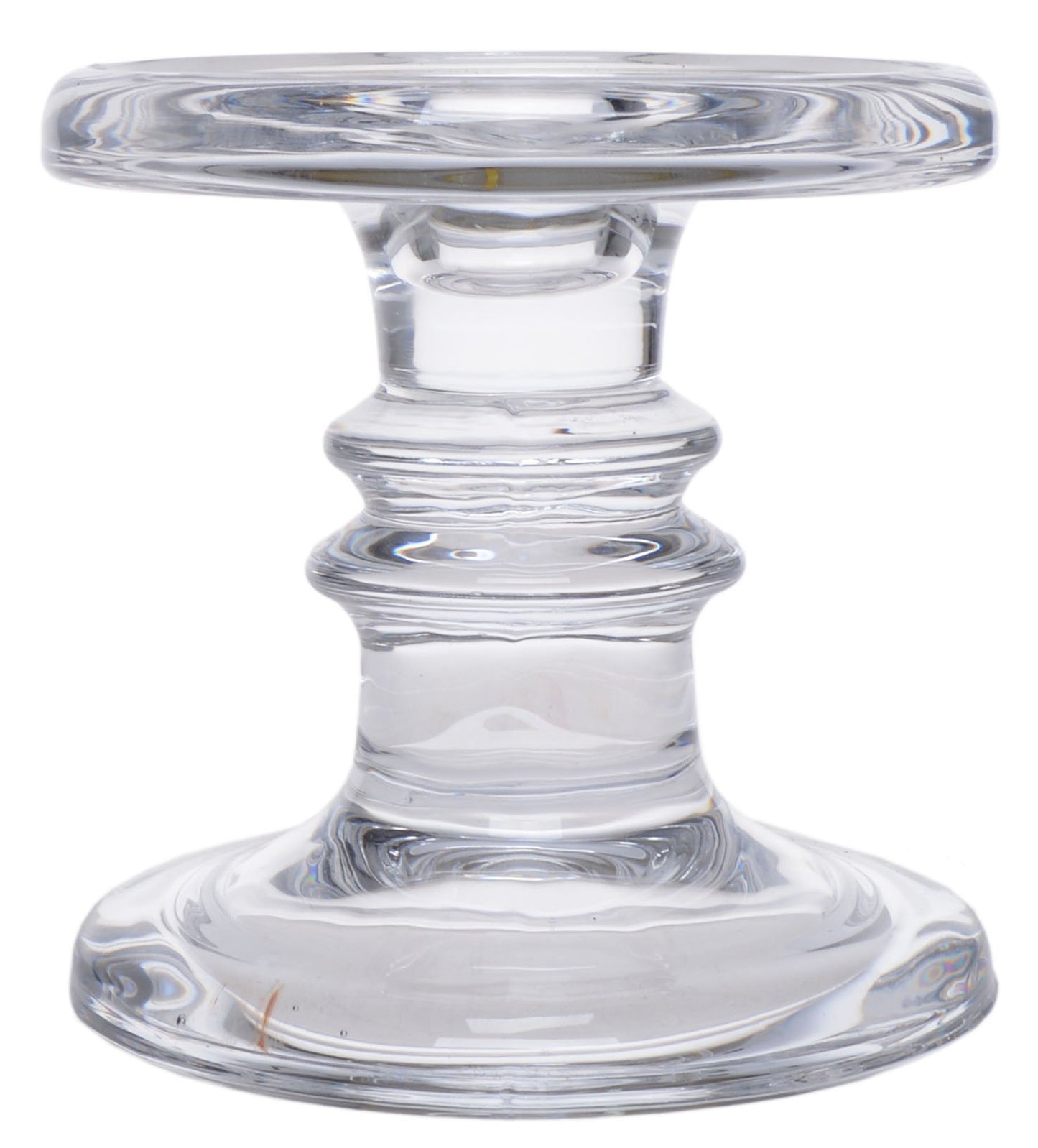 Vază de sticlă transparentă, dimensiuni 21x11x11 cm, perfectă pentru aranjamente florale moderne, aducând un aspect elegant și clar în orice încăpere.
