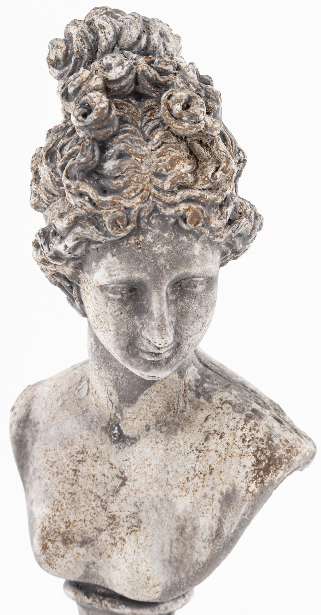 Statuetă decorativă ciment antichizat 36x11x9 cm