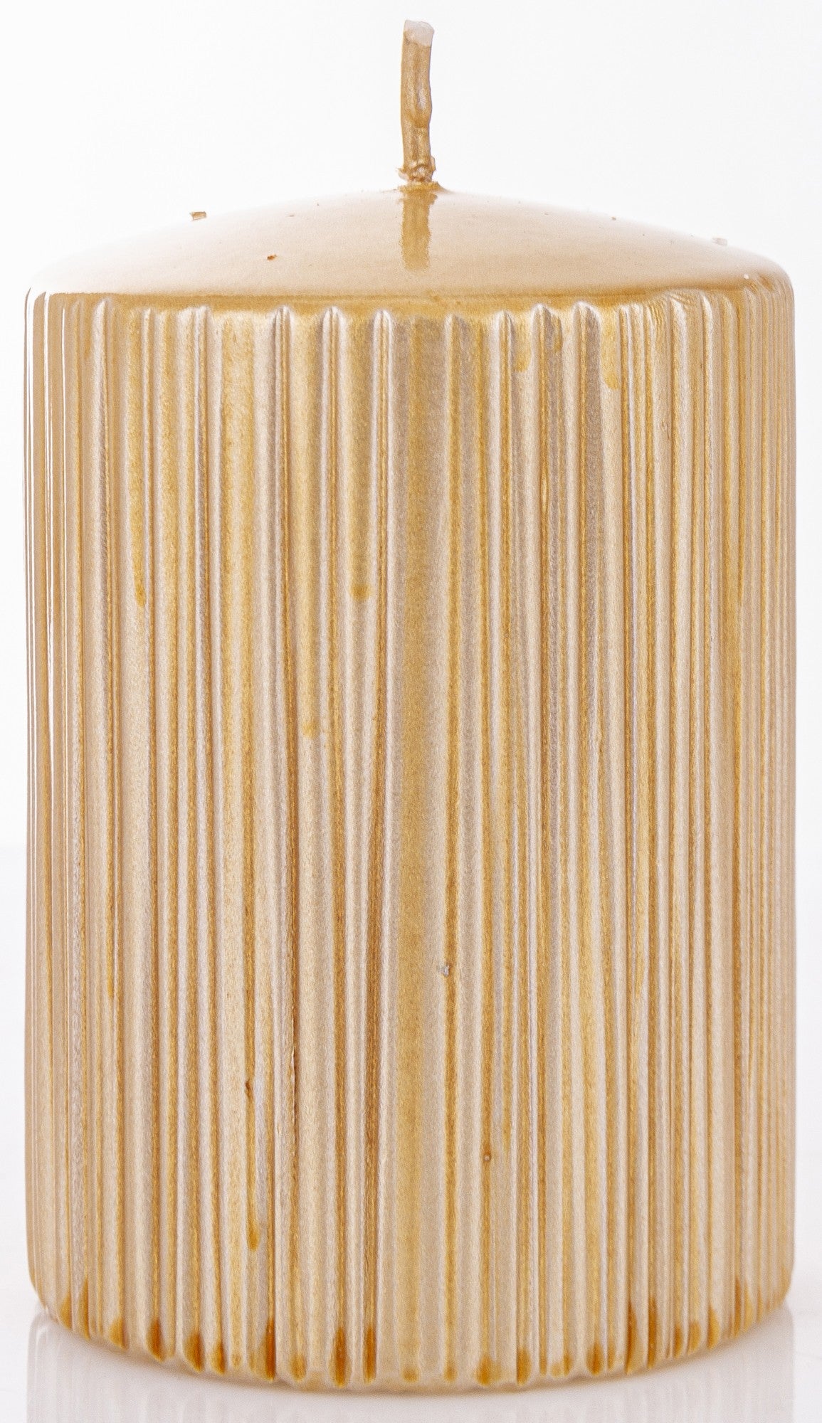 Lumânare aurie 12x7x7 cm