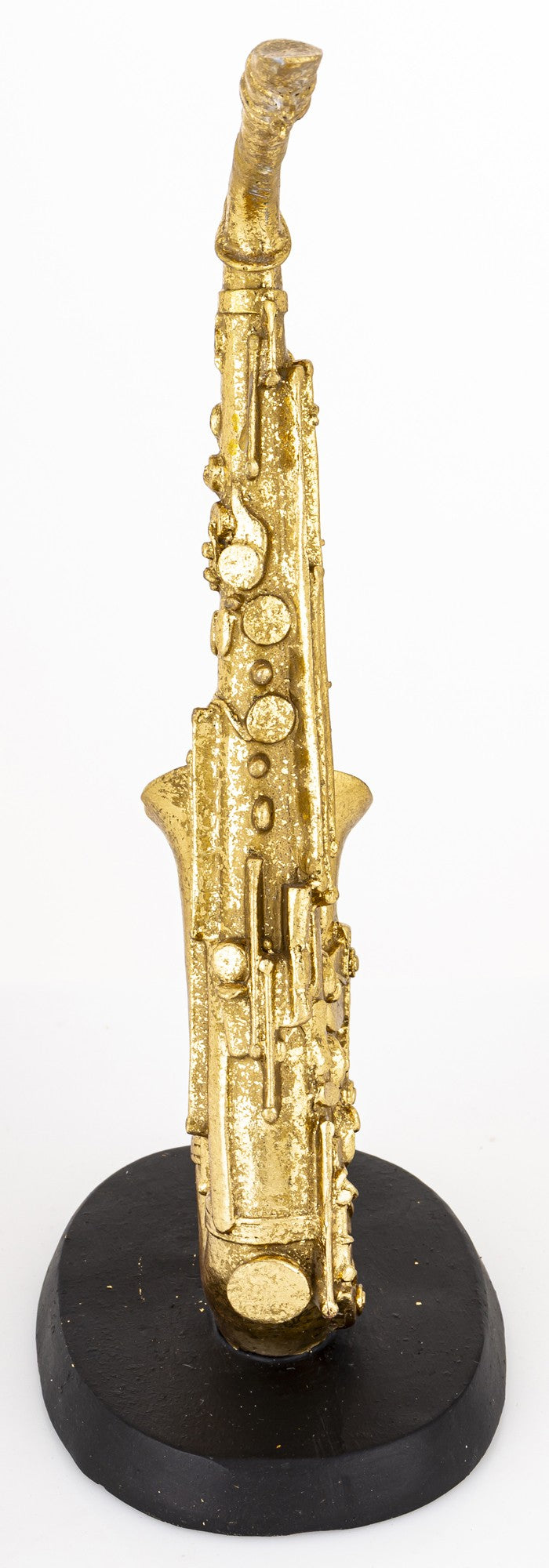 Decorațiune saxofon auriu 27,5x12x9 cm