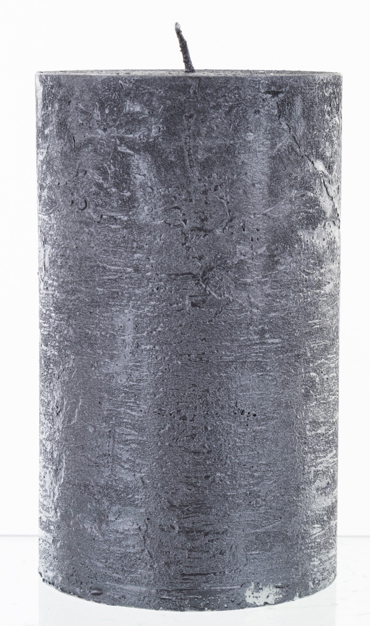 Lumânare neagră antichizată mare 15x9x9 cm