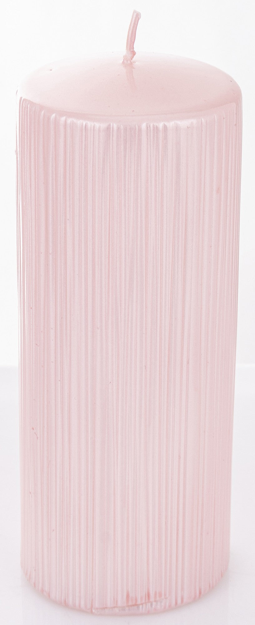 Lumânare roz mare 19x7x7 cm