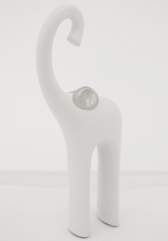 Figurină elefant uriaș ceramică 47x18x8 cm – decor impunător
