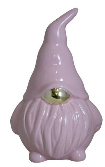 Dovleac ceramică alb cu suport lumânare 17x17x16cm.