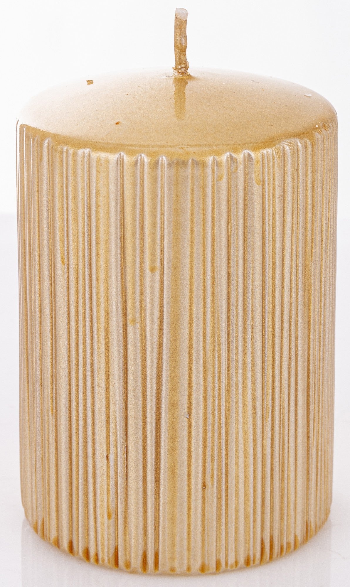 Lumânare aurie 12x7x7 cm