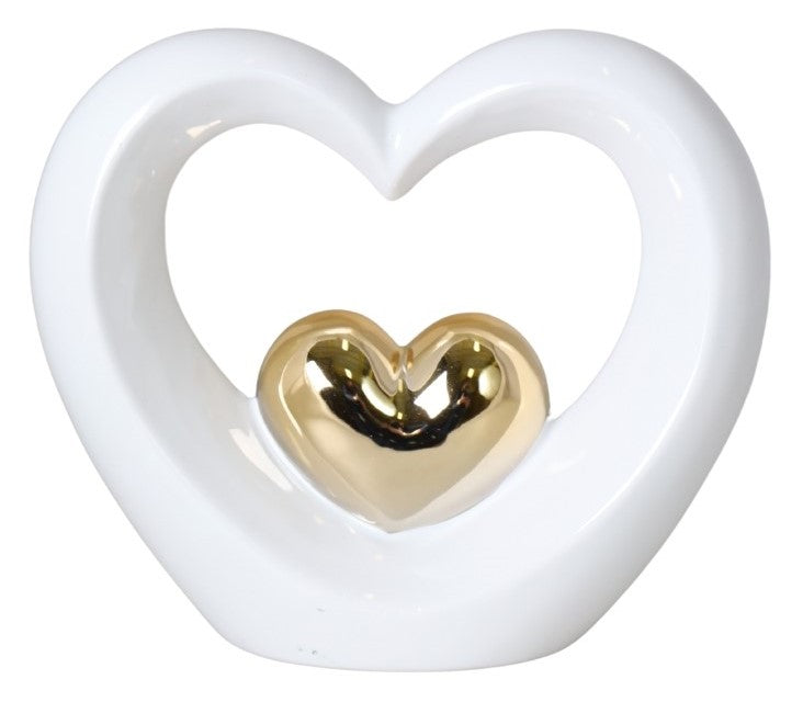 Înger ceramic alb, perfect pentru a adăuga un strop de eleganță și rafinament în decorul tău.