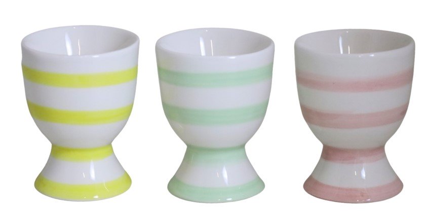 Ou ceramică suport auriu mare, 12x13x29 cm, ideal pentru cadou.