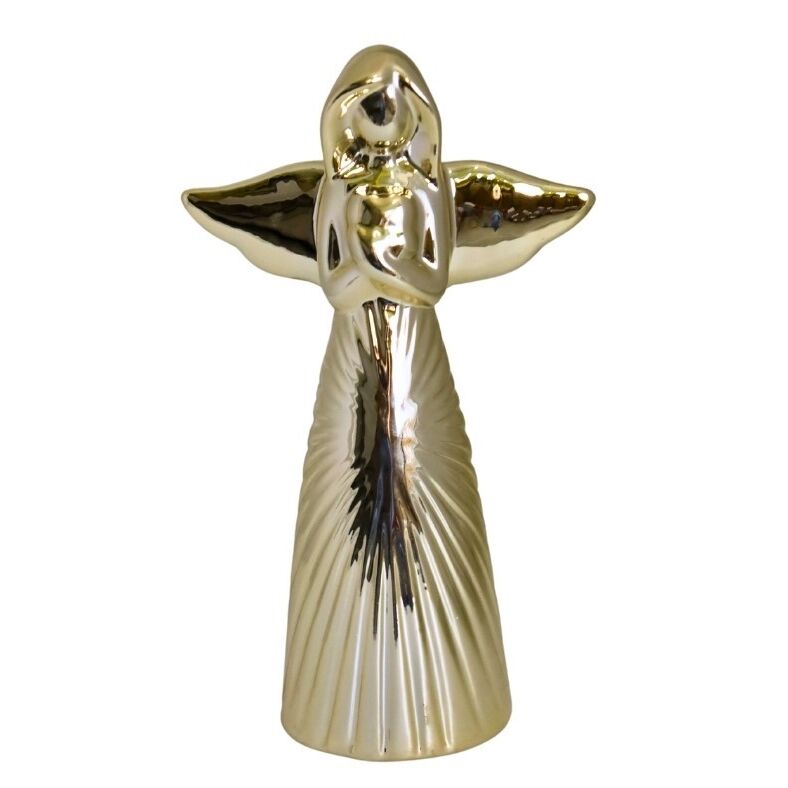 Vază ceramică albă, dimensiuni 13x13x30 cm, perfectă pentru a adăuga un strop de eleganță și rafinament în decorul tău floral.