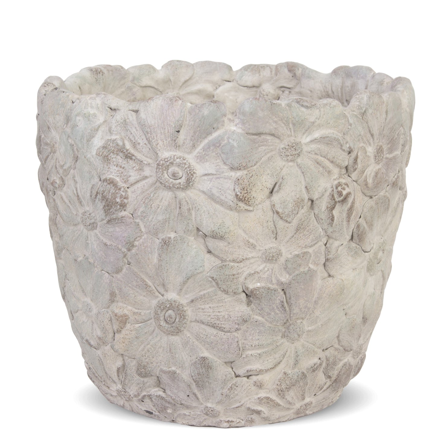Ghiveci suport din ciment, dimensiuni 14x24x24 cm, pentru un aspect modern și robust în decorul casei tale.