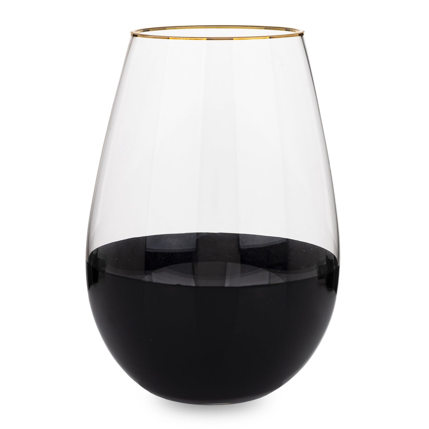 Vază decorativă sticlă 21 cm, ornament elegant pentru flori și decor interior.
