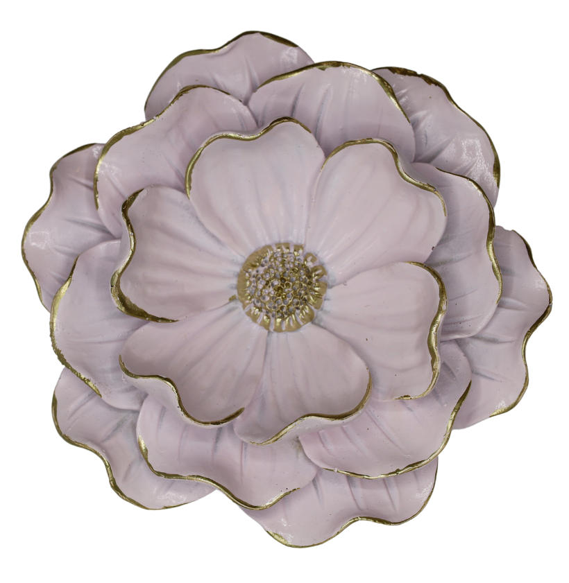 Farfurie decorativă auriu din rășină, 32 cm, piesă elegantă pentru masă festivă sau decor modern.