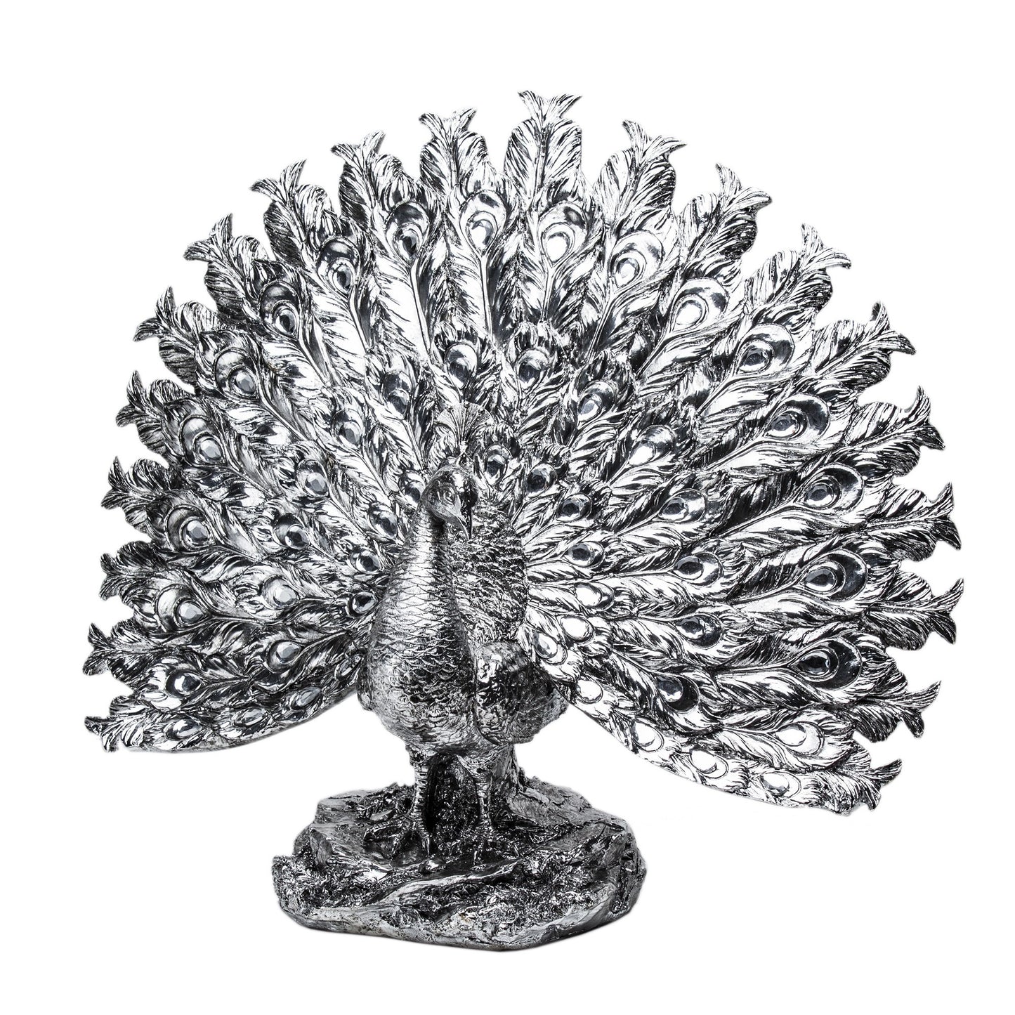 Lumânare aurie cu perle și sclipici 14x7x7 cm – decor festiv
