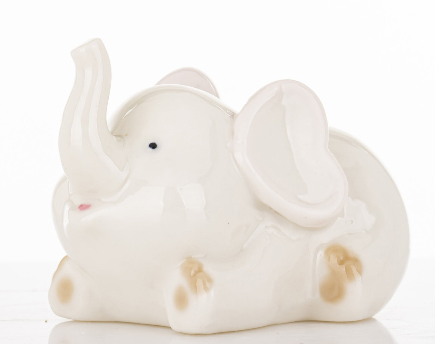 Figurină elefant ceramică mic 4,5x7,5x5,5 cm