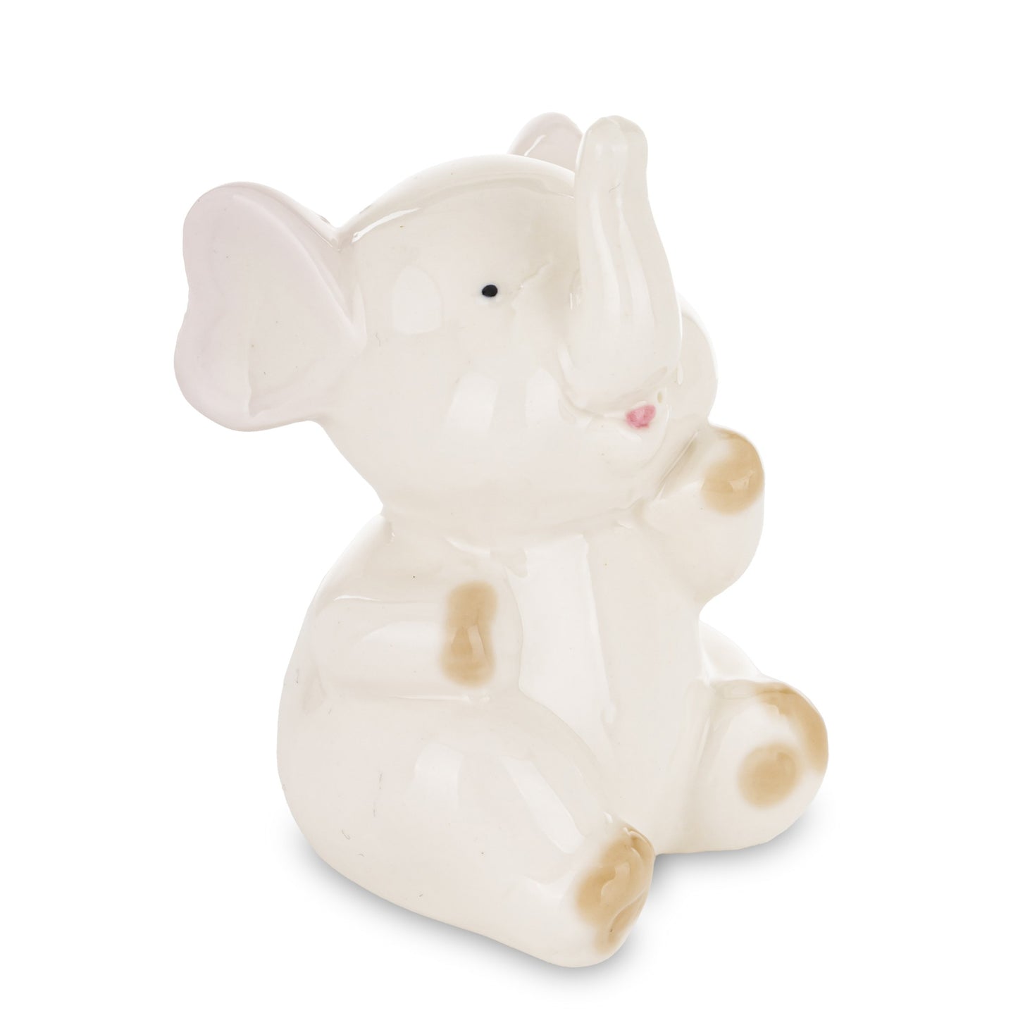 Figurină elefant ceramică mic 7x5x4 cm, cadou și decor interior, mentha - flori, cadouri și decorațiuni