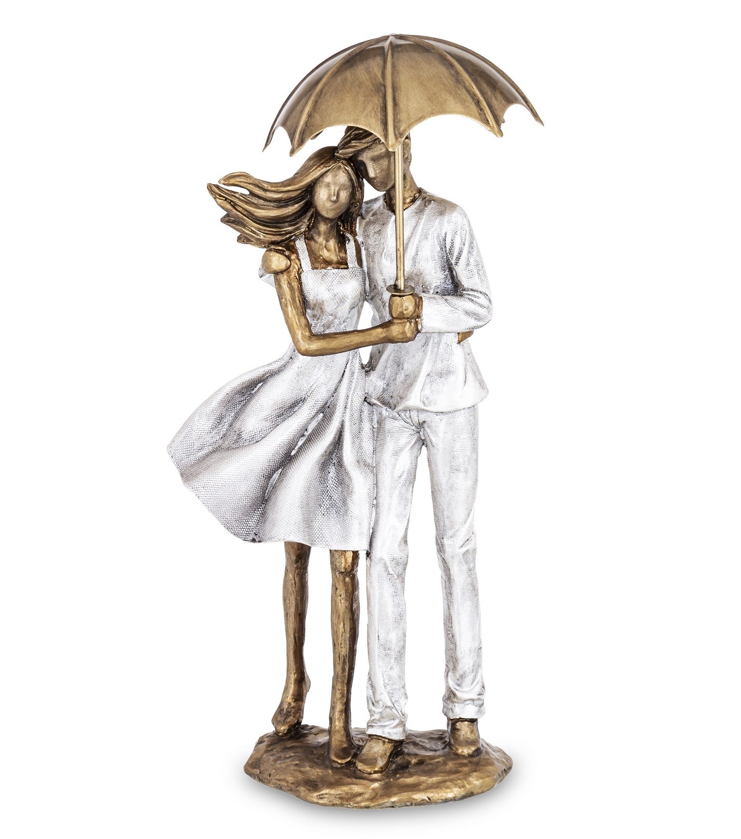 Ramă foto argintie 18,5x13x2-12 cm, din metal, perfectă pentru fotografii importante.
