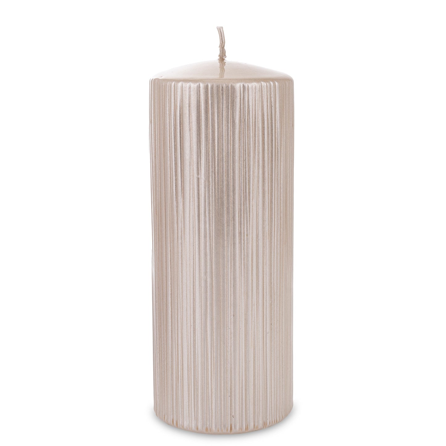 Lumânare roze mare 19x7x7 cm, decor romantic și feminin pentru living și dormitor, cadou elegant pentru ocazii speciale, ornament rafinat și delicat, atmosferă caldă și primitoare