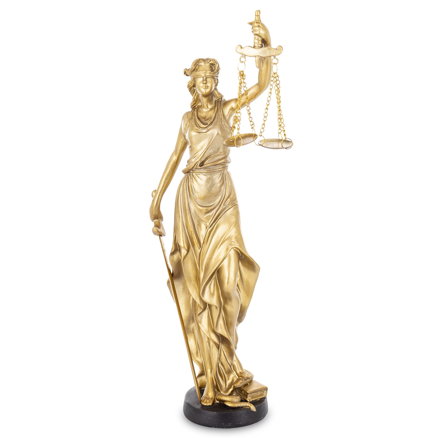 Statuetă decorativă ciment, 30x17x11 cm, decor modern și exterior.
