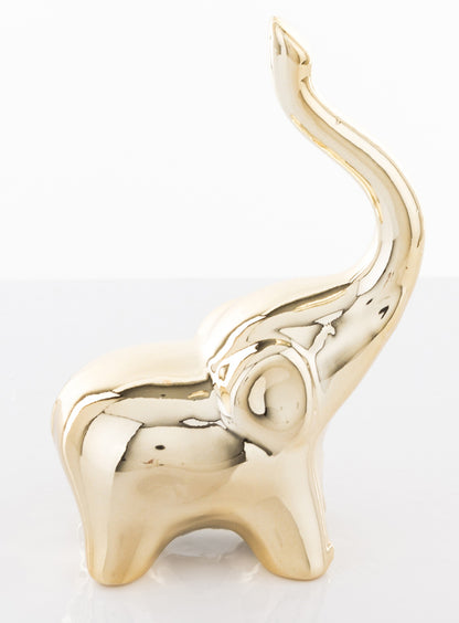 Figurină elefant auriu 10x7x4,5 cm – decor elegant