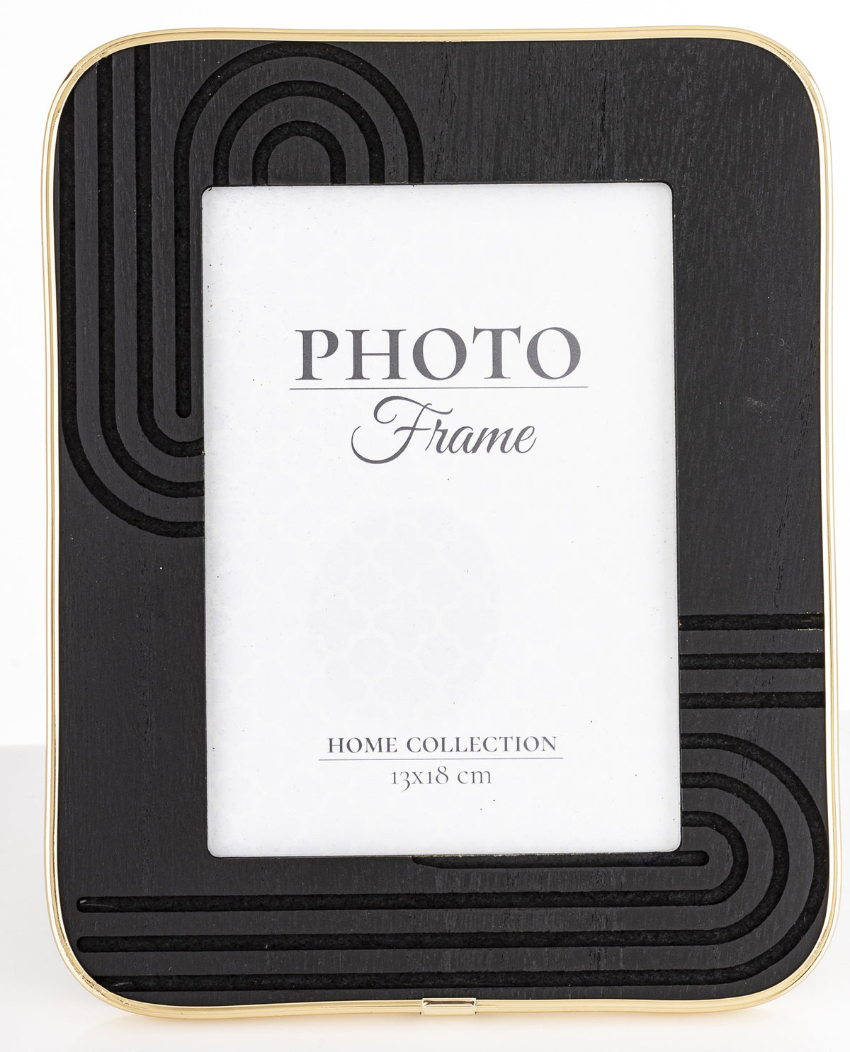 Ramă foto negru auriu decorativă, ideală cadou casă nouă, aniversări și decor interior premium elegant.