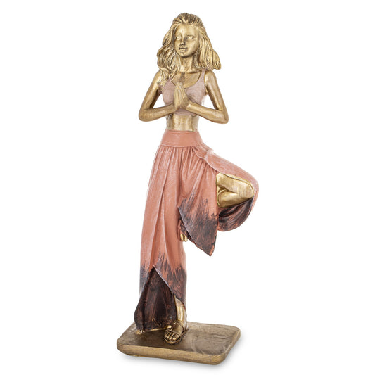 Figurină yogină din rășină, ornament decorativ pentru interior, cadou pentru pasionați de yoga și relaxare