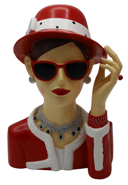 Figurină pisică cu tavă din alamă, ornament decorativ pentru interior și cadou elegant