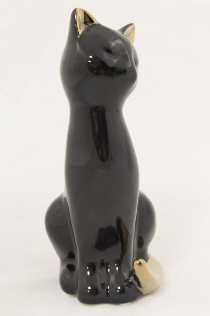 Figurină pisică ceramică