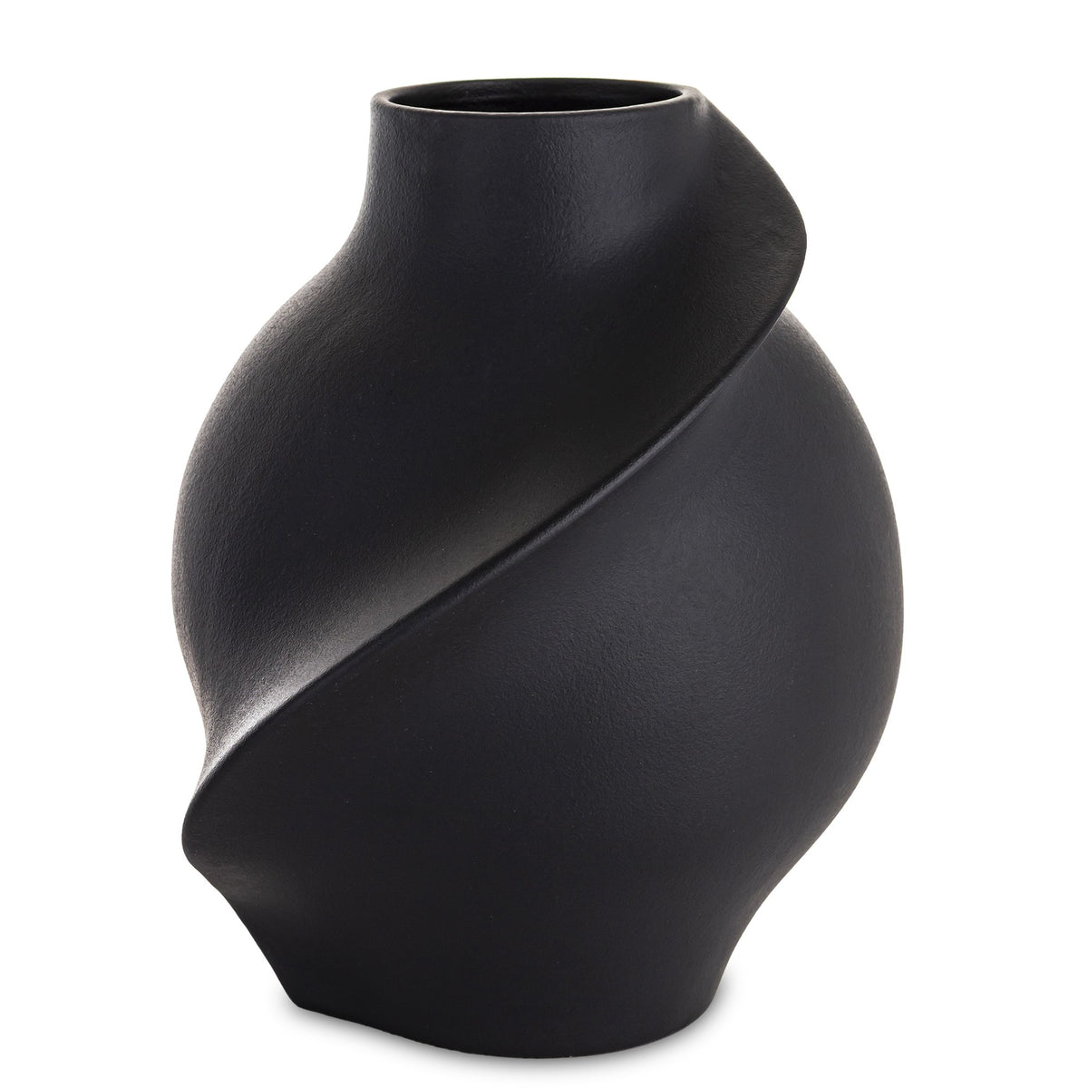 Vază porțelan negru decor minimalist elegant