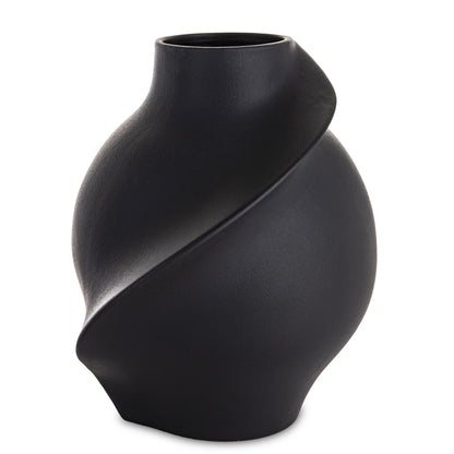 Vază porțelan negru decor minimalist elegant