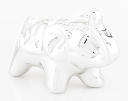 Micro elefant auriu 3,5x4,5x2 cm – decor miniatural