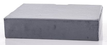 Cutie bijuterii catifea gri petrol 5,5x25x18 cm