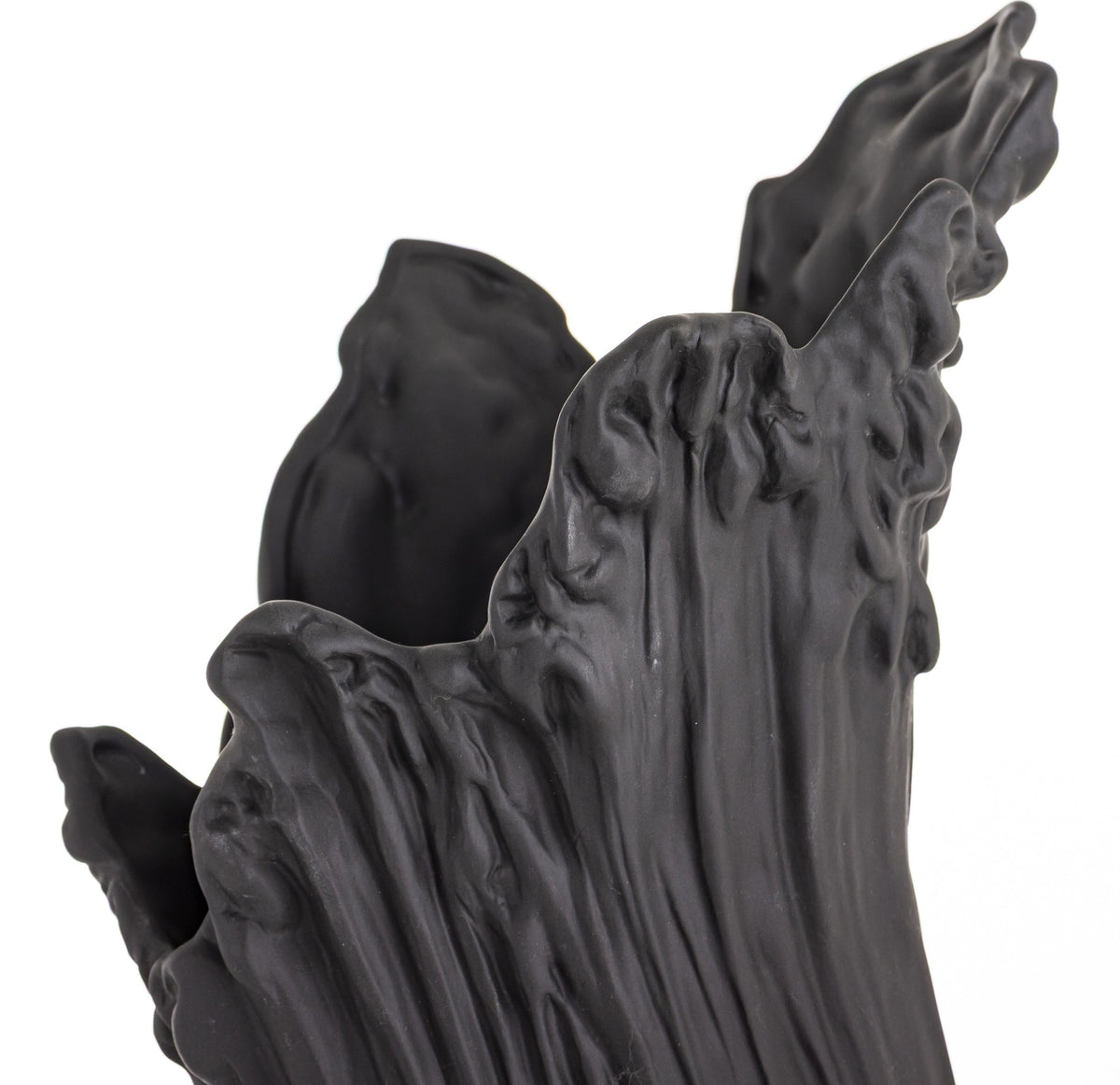Vază porțelan negru decor minimalist elegant