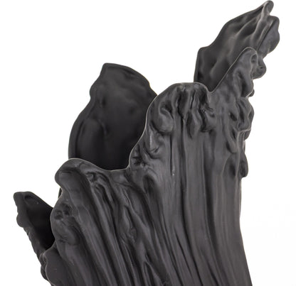 Vază porțelan negru decor minimalist elegant