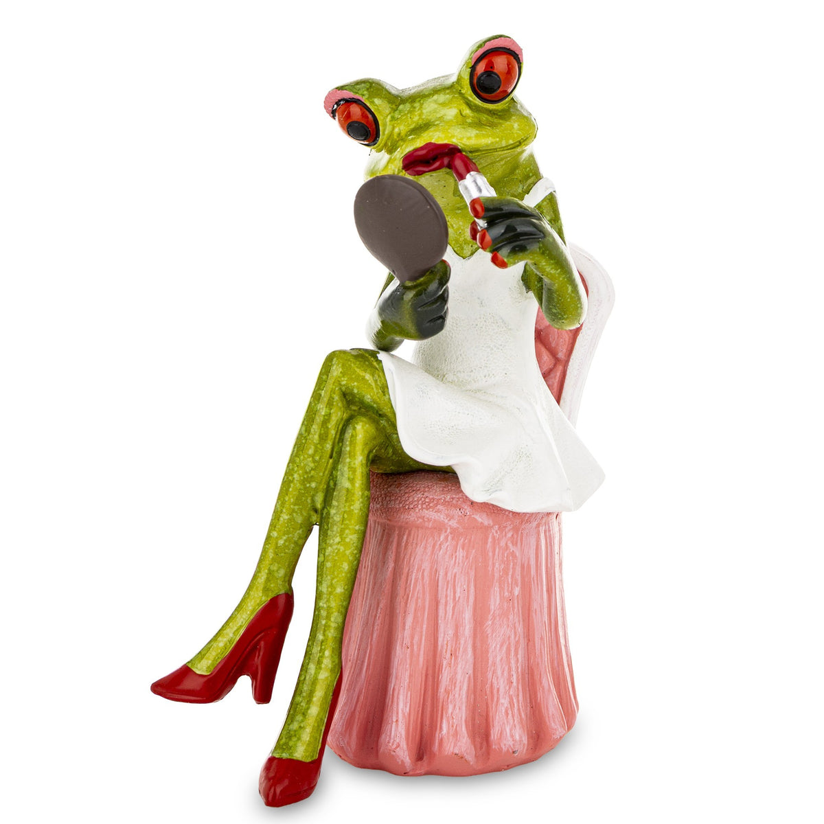 Alege Figurină broască make-up pentru un decor atent construit și un cadou inspirat. Potrivit pentru aniversări, casă nouă, cadouri pentru gazde, prieteni și.